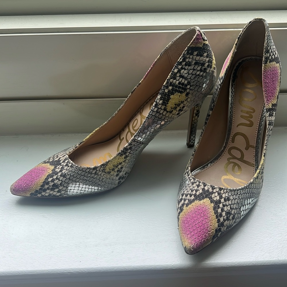 Sam Edelman Snake Heel